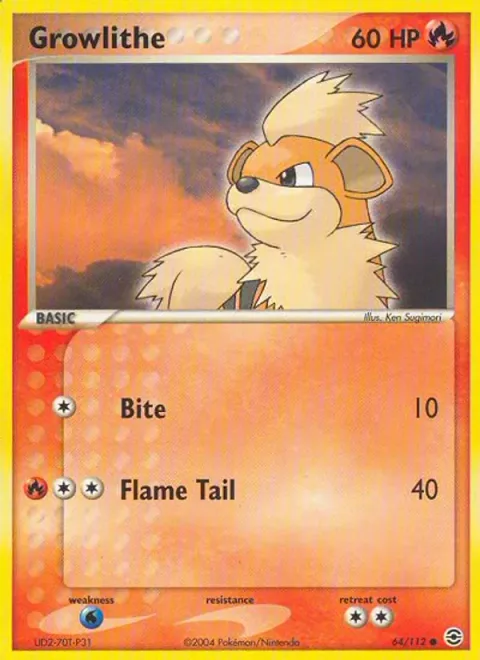 Growlithe [Bite | Flame Tail]