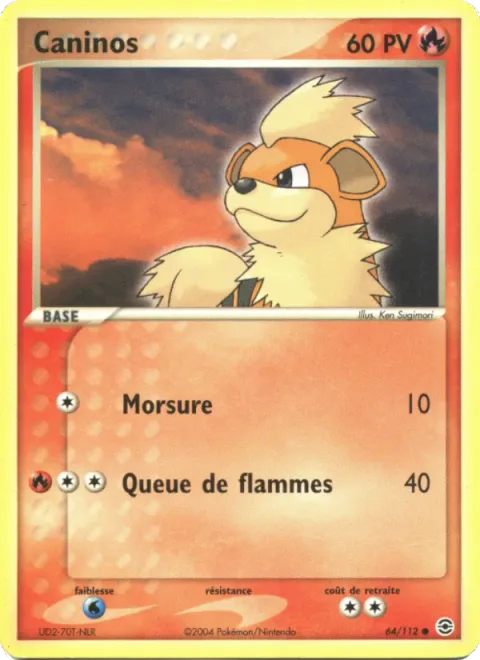 Growlithe [Bite | Flame Tail]