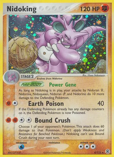 Nidoking [Power Gene | Earth Poison | Bound Crush]