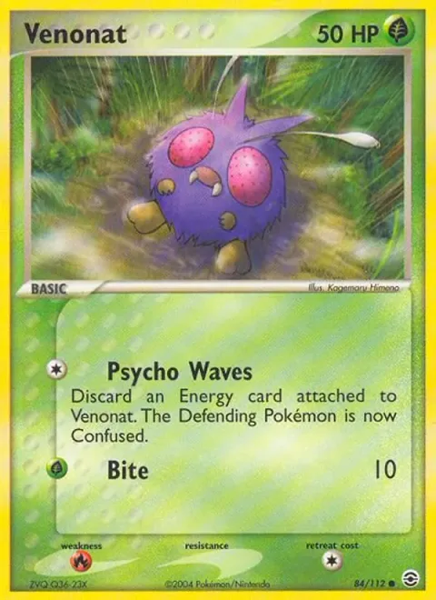 Venonat [Psycho Waves | Bite]