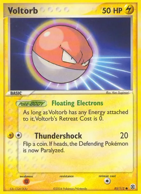 Voltorb [Floating Electrons | Thundershock]