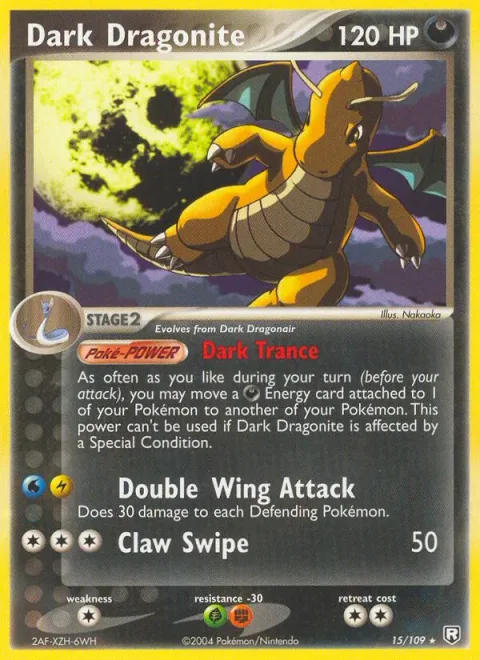 Dark Dragonite [Dark Trance | Double Wing Attack | Claw Swipe]