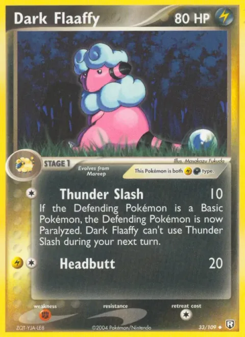 Dark Flaaffy [Thunder Slash | Headbutt]