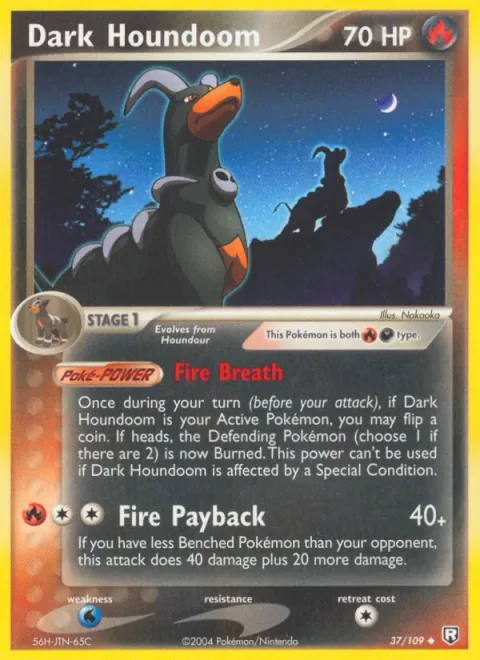 Dark Houndoom [Fire Breath | Fire Payback]