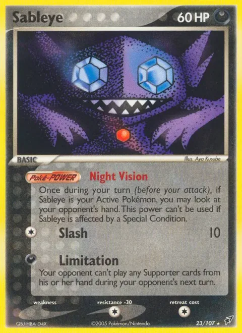 Sableye [Night Vision | Slash | Limitation]