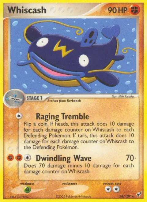 Whiscash [Raging Tremble | Dwindling Wave]