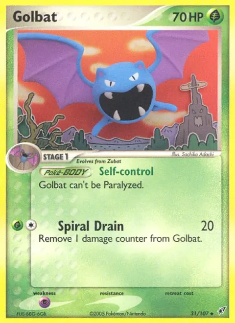 Golbat [Self-control | Spiral Drain]