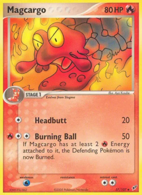 Magcargo [Headbutt | Burning Ball]