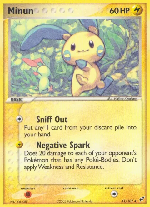 Minun [Sniff Out | Negative Spark]