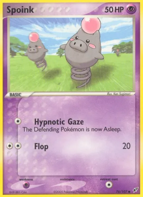 Spoink [Hypnotic Gaze | Flop]