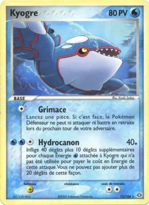Kyogre [Scary Face | Hydro Pump]