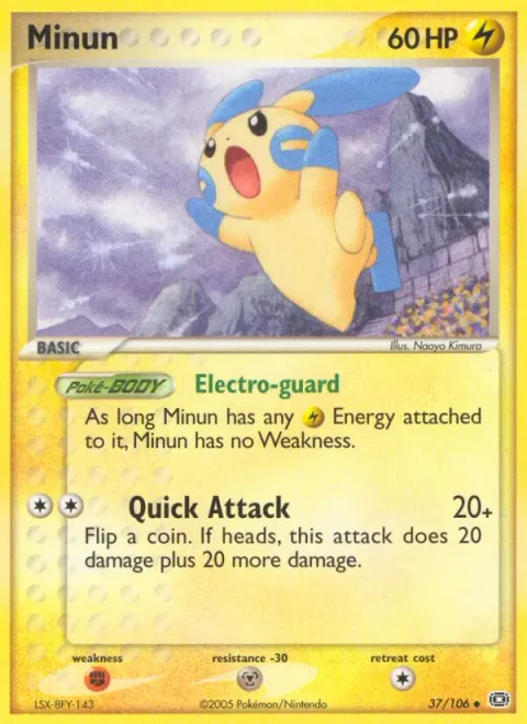 Minun [Electro-guard | Quick Attack]