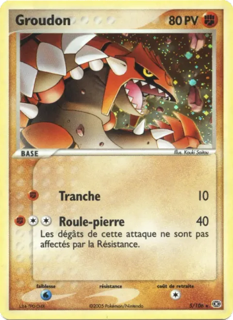 Groudon [Slash | Rock Tumble]