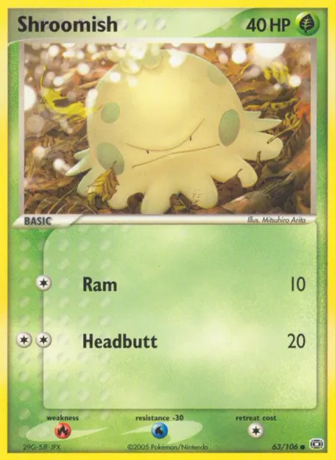 Shroomish [Ram | Headbutt]