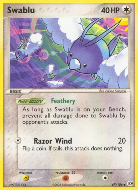 Swablu [Feathery | Razor Wind]