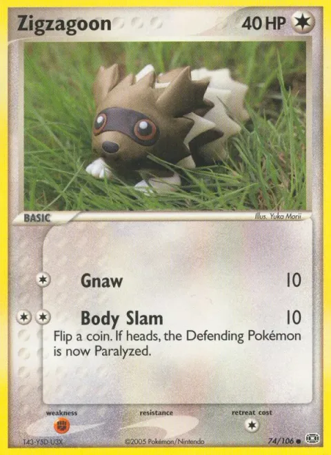 Zigzagoon [Gnaw | Body Slam]