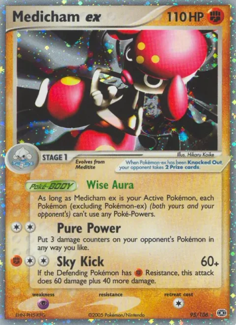 Medicham ex [Wise Aura | Pure Power | Sky Kick]