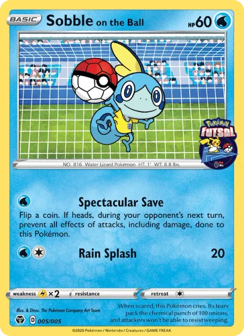 Sobble on the Ball [Spectacular Save | Rain Splash]