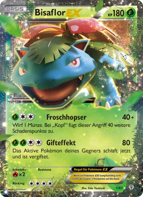 Venusaur EX [Frog Hop | Poison Impact]