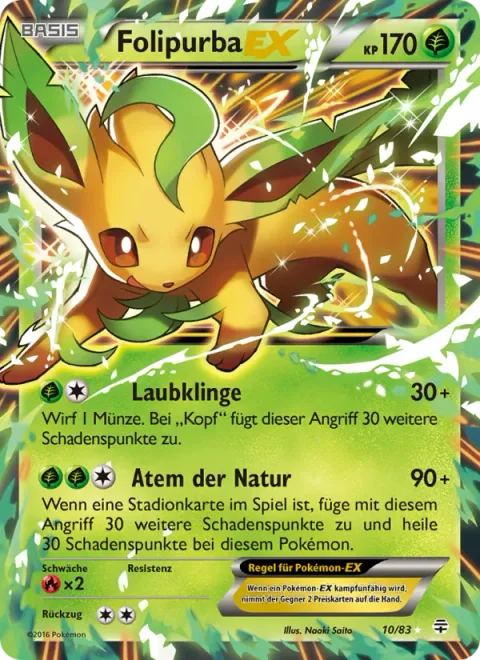 Leafeon EX [Leaf Blade | Nature's Breath]