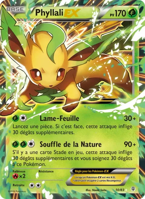 Leafeon EX [Leaf Blade | Nature's Breath]