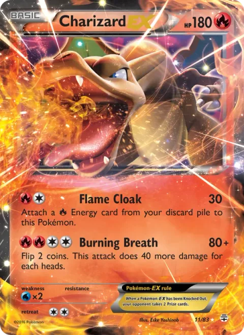Charizard EX [Flame Cloak | Burning Breath]