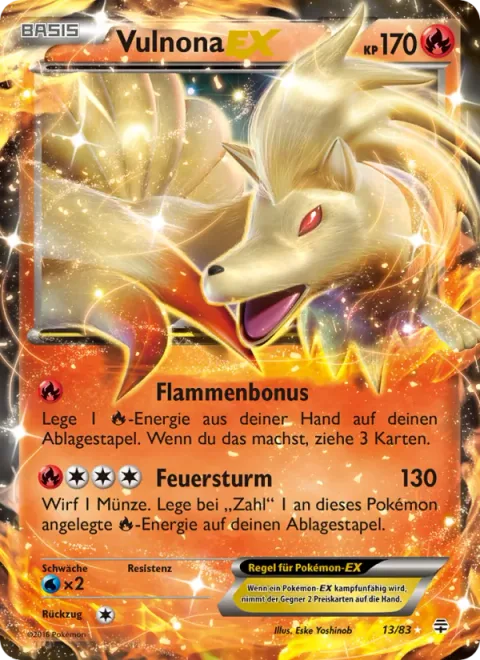 Ninetales EX [Flare Bonus | Fire Blast]