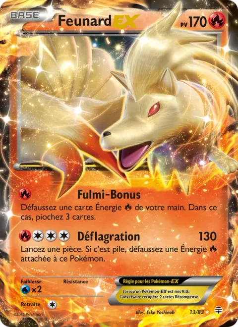 Ninetales EX [Flare Bonus | Fire Blast]