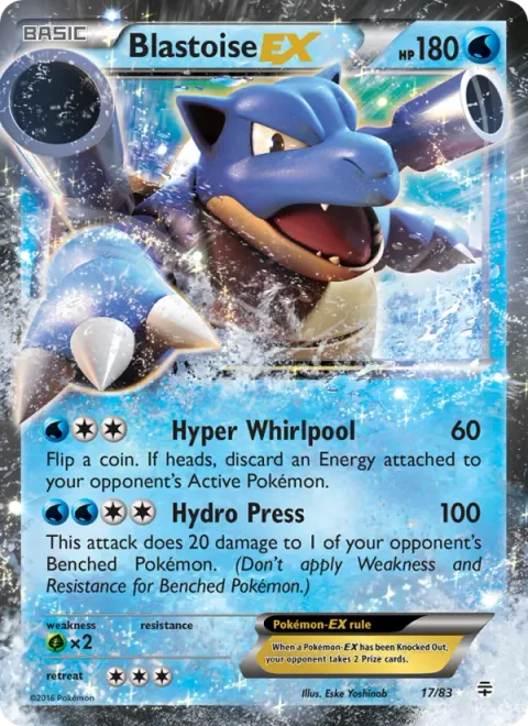 Blastoise EX [Hyper Whirlpool | Hydro Press]