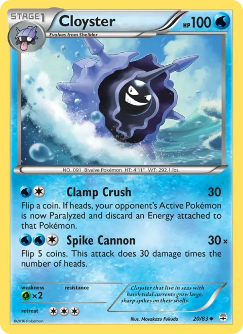 Cloyster [Clamp Crush | Spike Cannon]