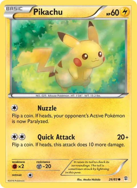 Pikachu [Nuzzle | Quick Attack]