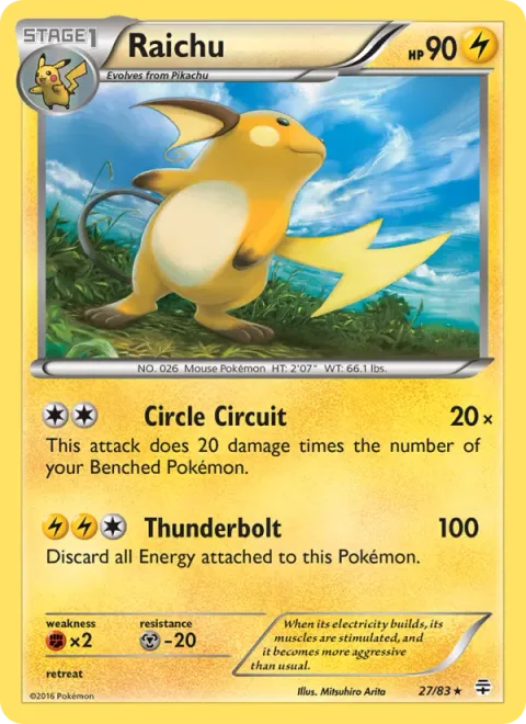 Raichu [Circle Circuit | Thunderbolt]