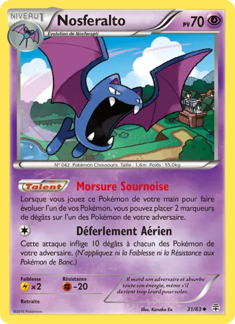 Golbat [Sneaky Bite | Swoop Across]