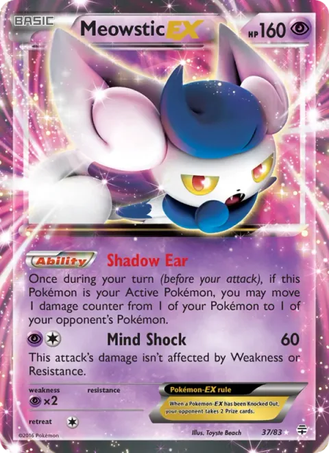 Meowstic EX [Shadow Ear | Mind Shock]