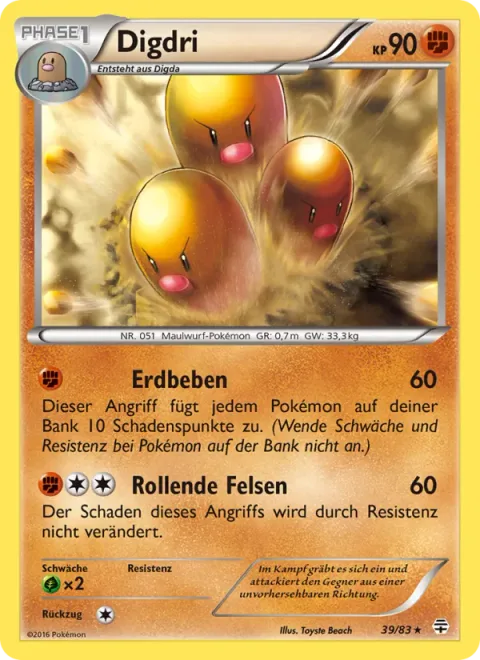 Dugtrio [Earthquake | Rock Tumble]
