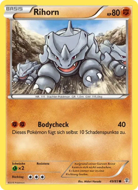 Rhyhorn [Take Down]