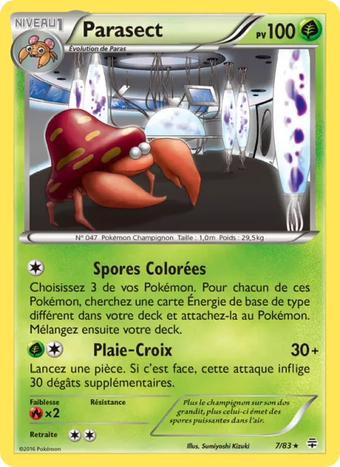 Parasect [Colorful Spores | X-Scissor]
