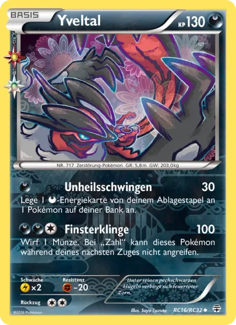 Yveltal [Oblivion Wing | Darkness Blade]