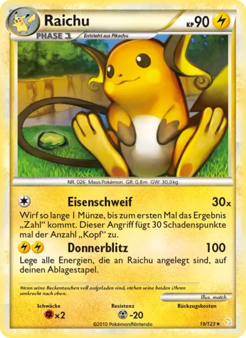 Raichu [Iron Tail | Thunderbolt]
