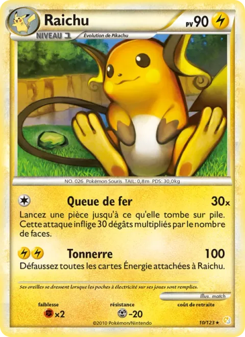 Raichu [Iron Tail | Thunderbolt]