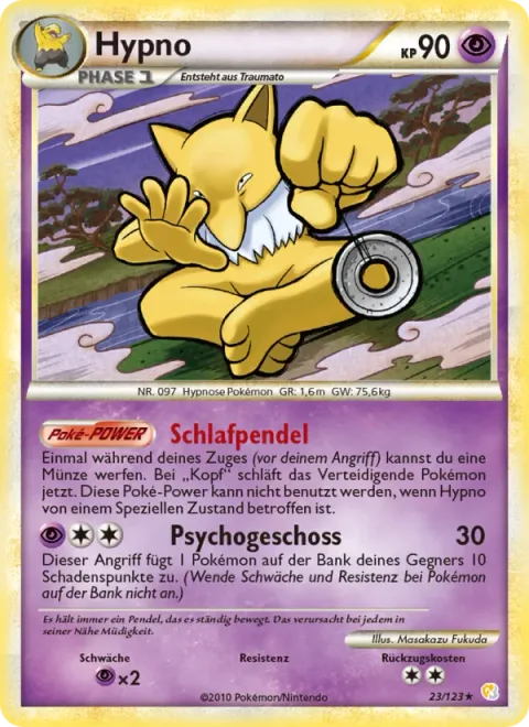 Hypno [Sleep Pendulum | Psychic Shot]