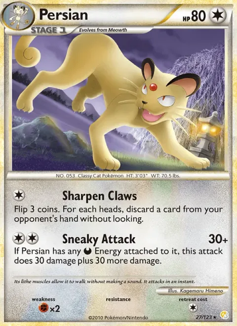 Persian [Sharpen Claws | Sneaky Attack]