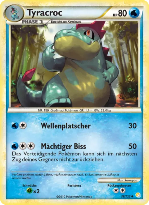 Croconaw [Wave Splash | Big Bite]