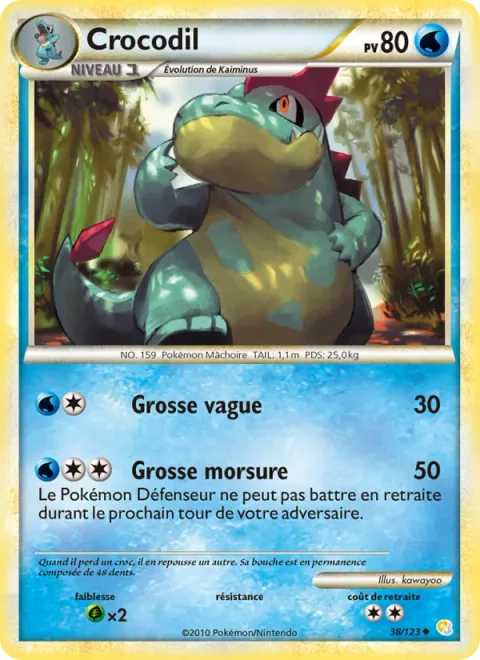 Croconaw [Wave Splash | Big Bite]