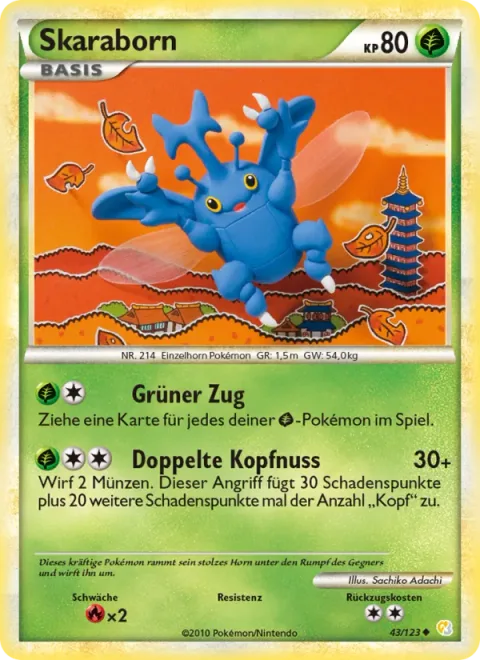 Heracross [Green Draw | Double Headbutt]