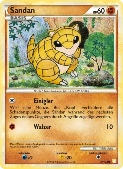 Sandshrew [Defense Curl | Rollout]