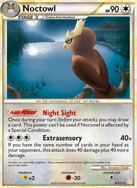 Noctowl [Night Sight | Extrasensory]