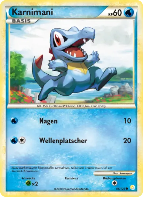 Totodile [Gnaw | Wave Splash]