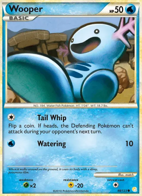 Wooper [Tail Whip | Watering]