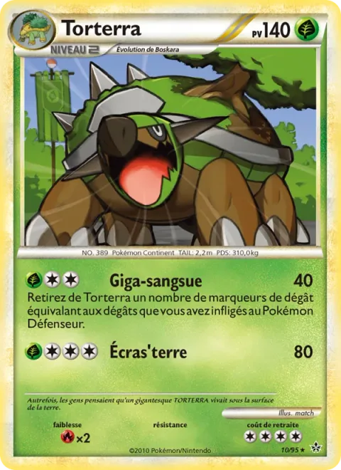 Torterra [Giga Drain | Land Crush]